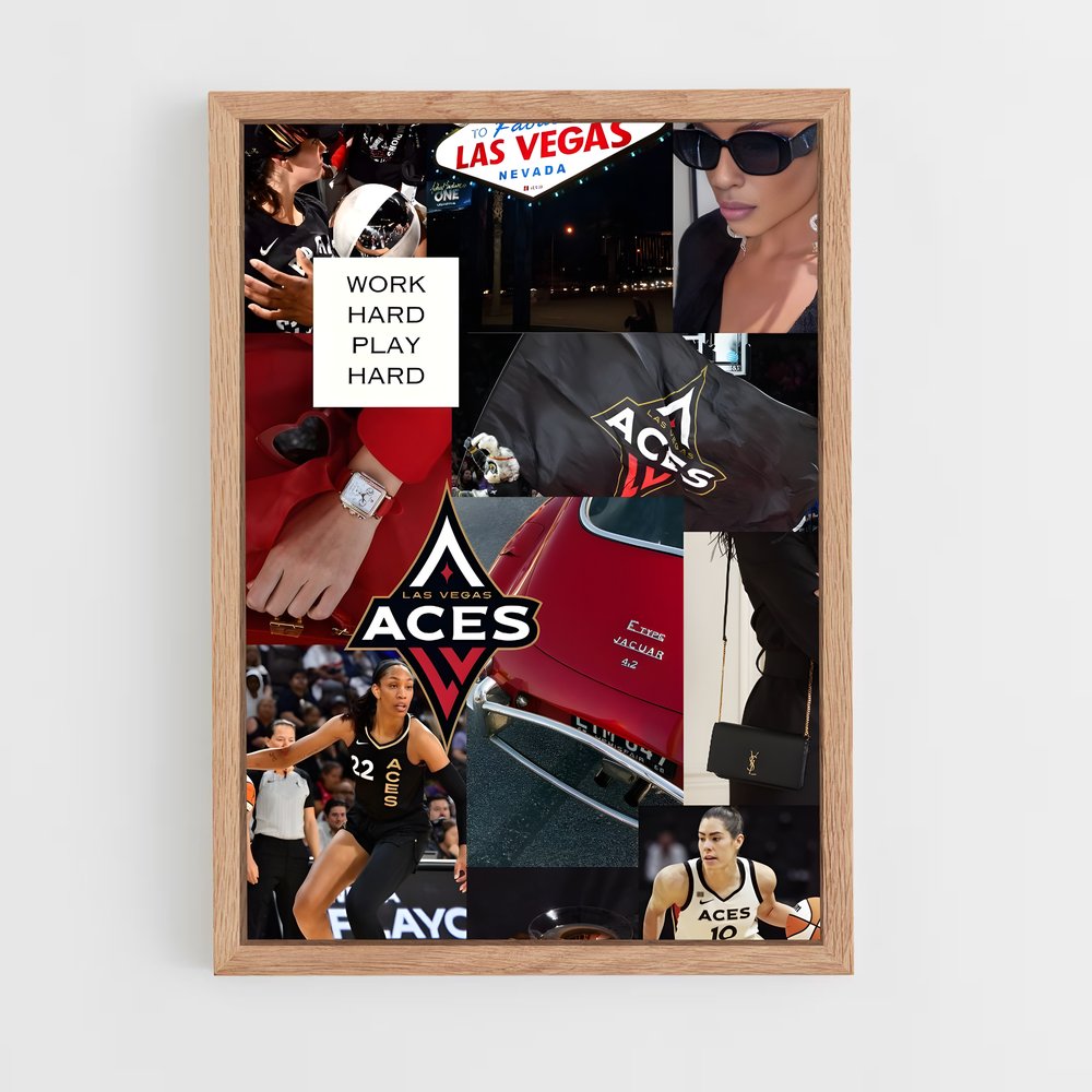 Poster Vegas Vibes – affiche Basketball (vue 4)
